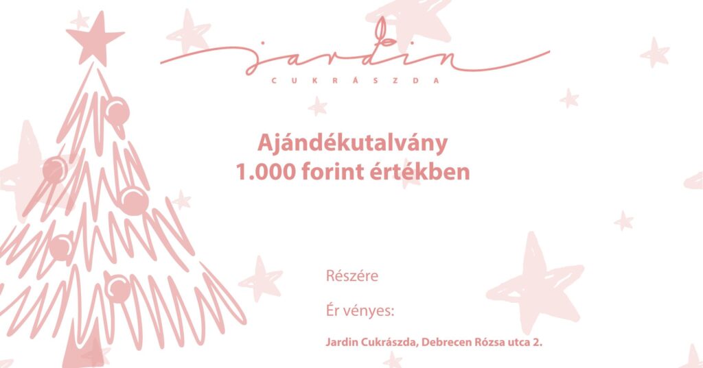 Ajándékkártya, 1000 Ft