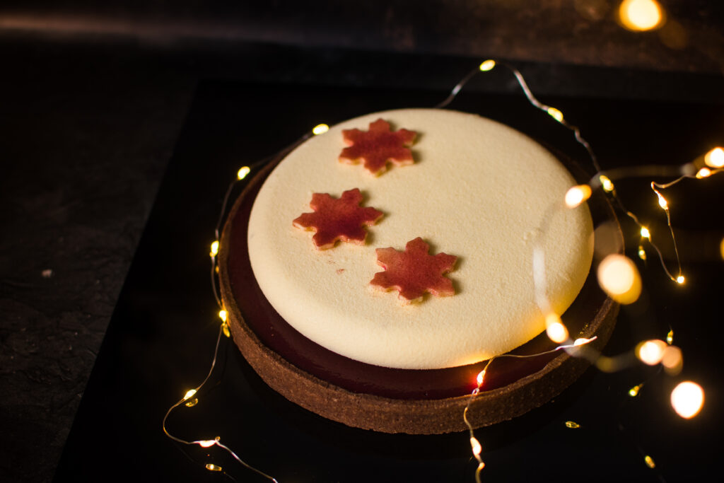 Karácsonyi tart: gesztenye, meggy, tonkabab