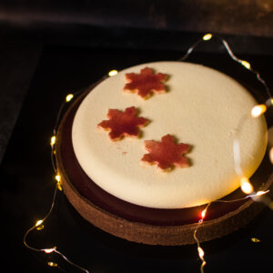 Karácsonyi tart: gesztenye, meggy, tonkabab