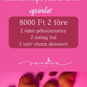 Valentin napi édes reggeli 2 főre