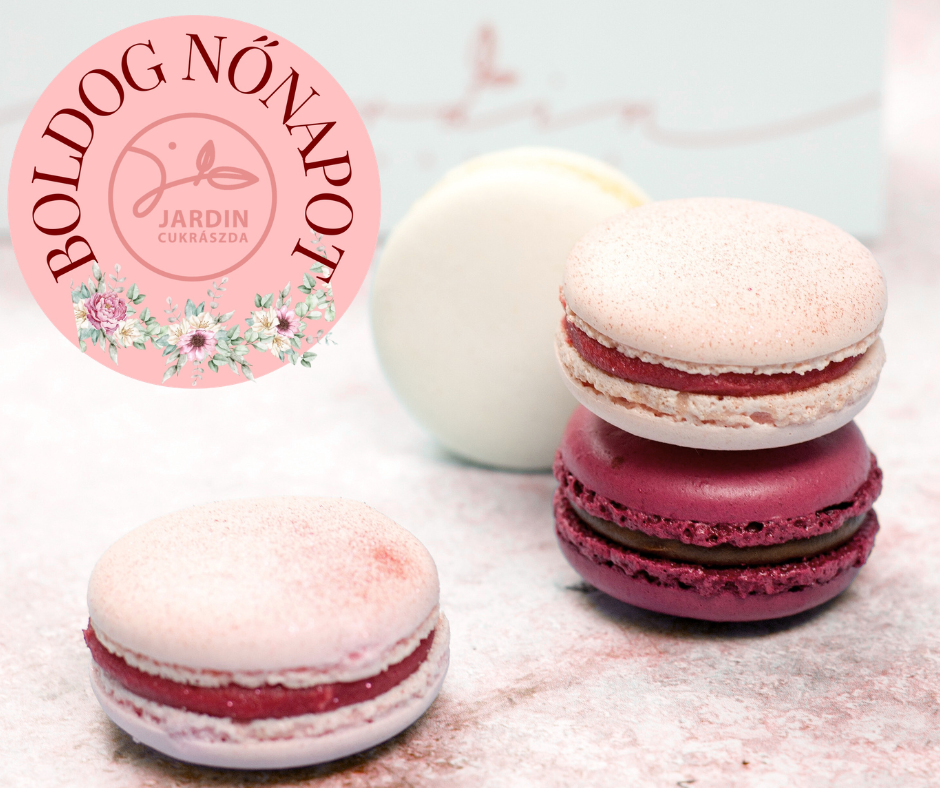 Nőnapi macaron doboz